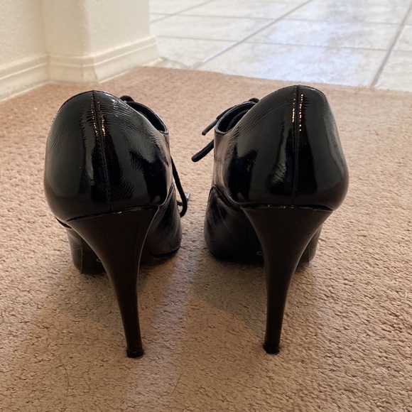 Aldo 37M shiny black ancle booties - Picture 4 of 7